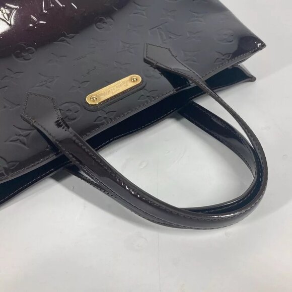 LOUIS VUITTON M93641 MonogramVernis Wilshere PM Tote Bag Hand Bag - Picture 12 of 14